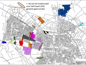 kaart werken voor maart 2016