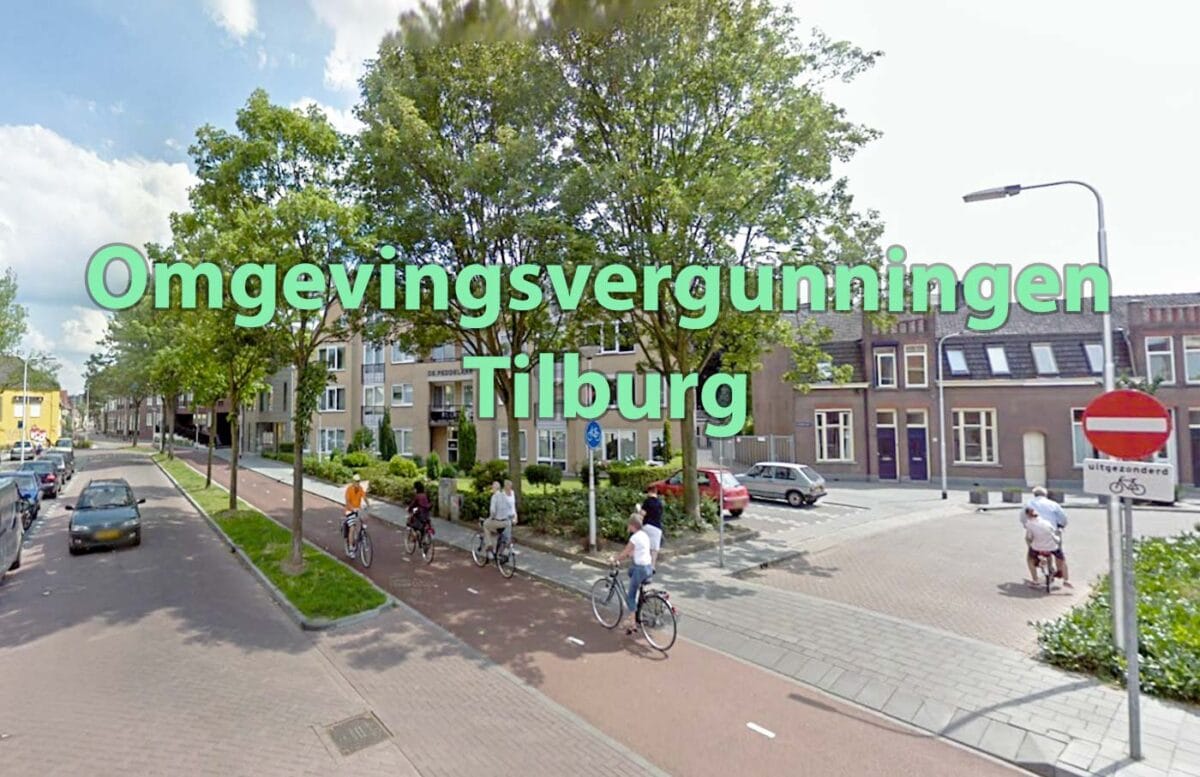 Omgevingsvergunning Tilburg in Week 38 Bomenkap Boomstraat